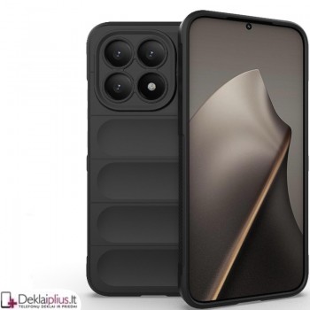 Magic Shield guminis dėklas - juodas (Xiaomi 15T)